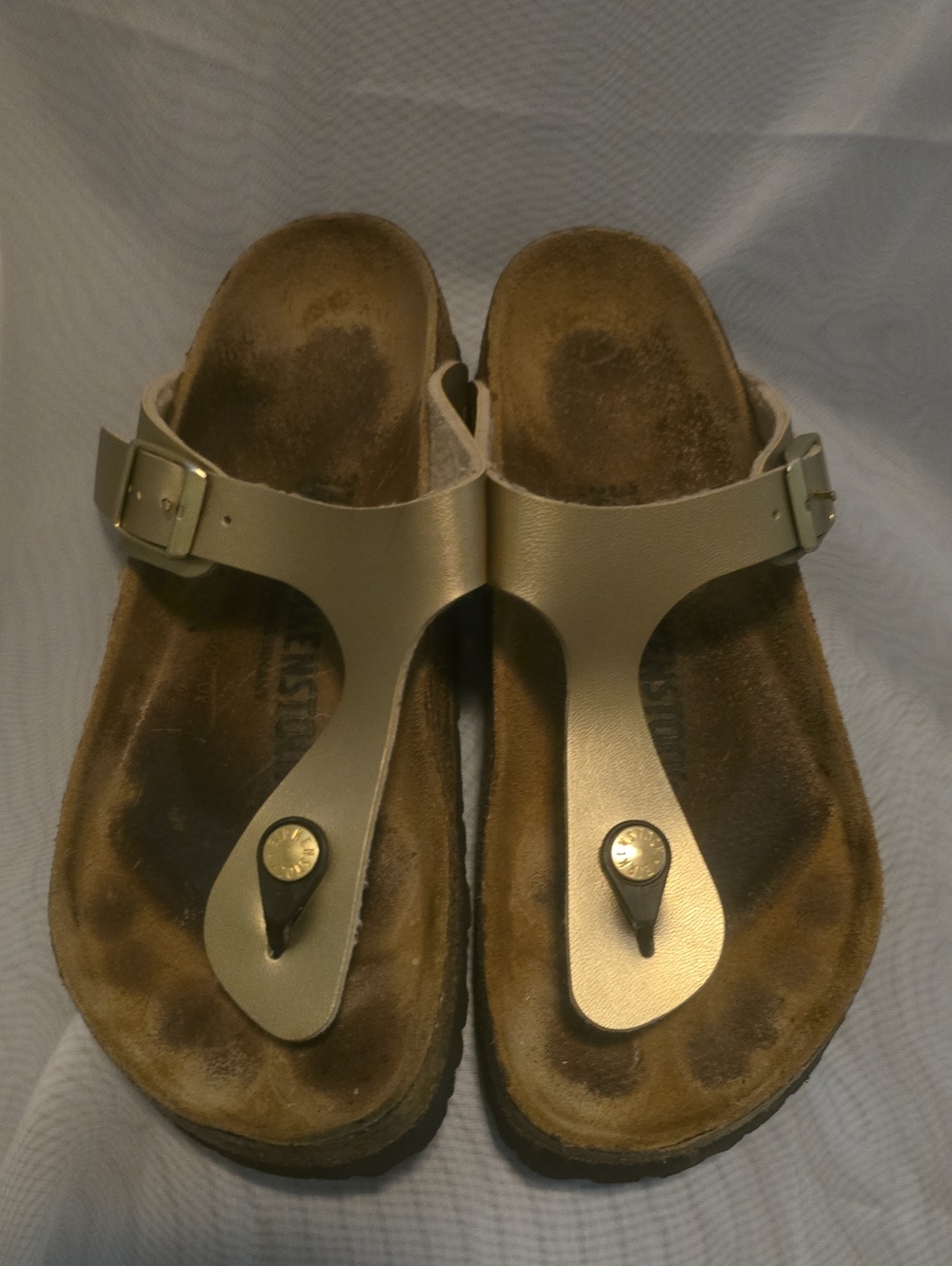 Birkenstock Gizeh Gold Flip Flop